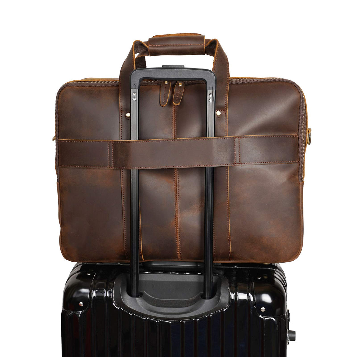 X-Large Full Grain Leather Briefcase E84587