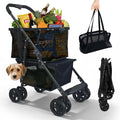 2-in-1 Folding Shopping Cart & Pet Stroller D5000