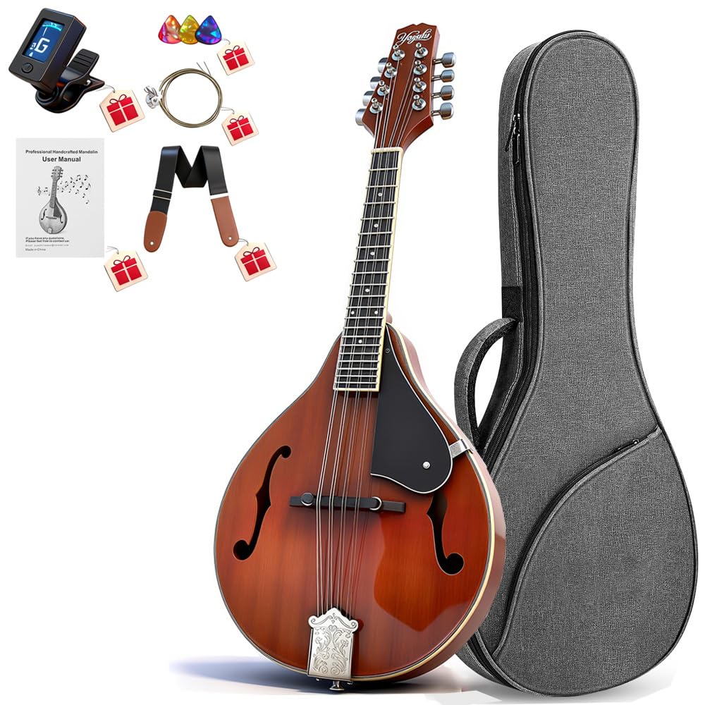Sunburst Glossy 8 String A Style Acoustic Mandolin C89781