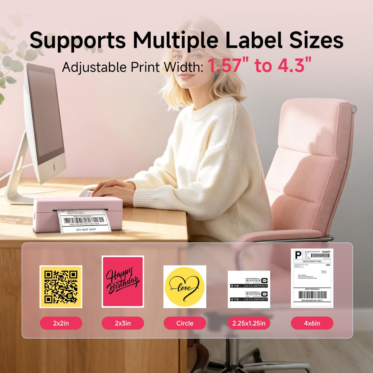 Bluetooth Thermal Label Printer O2197