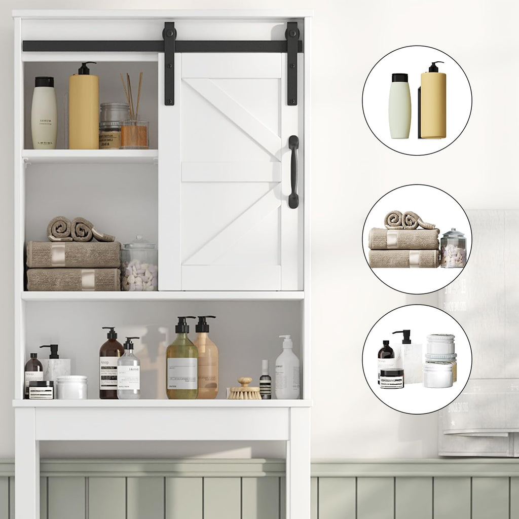 Over The Toilet Storage Cabinet, White D260769