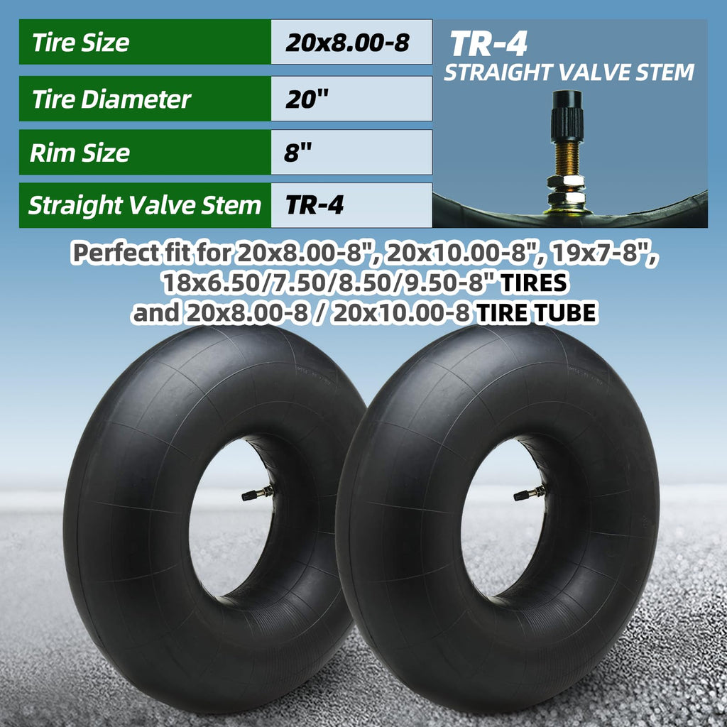 20x8.00-8 and 15x6.00-6 Inner Tubes K17040