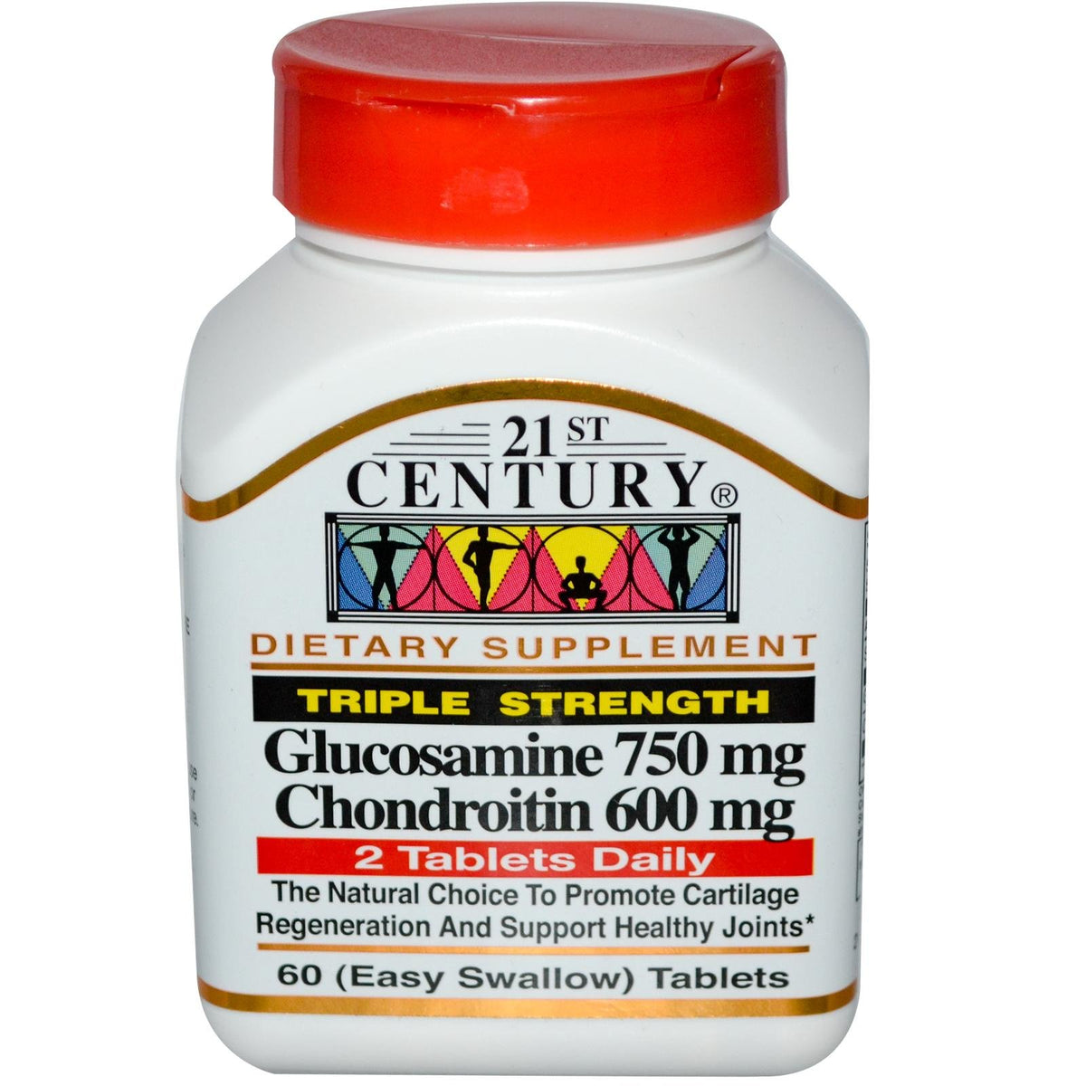 Glucosamine Chondroitin 750mg/600mg 60 Count H7171