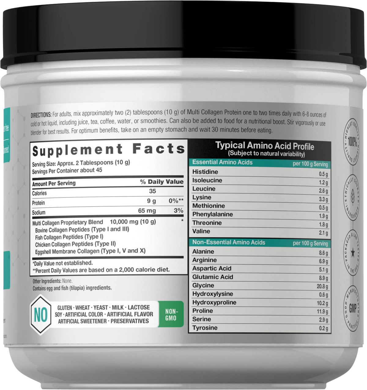 Multi Collagen Protein Powder 16 oz U246
