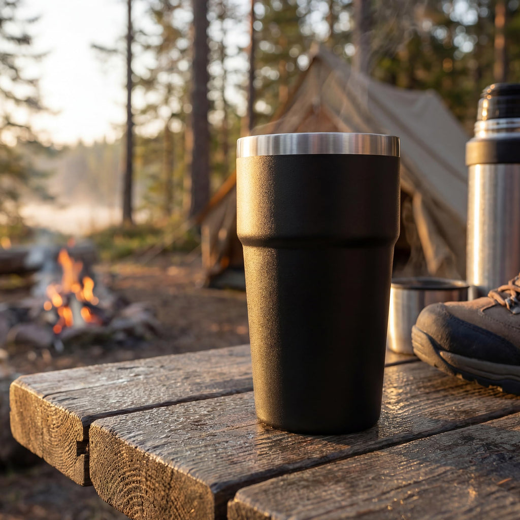 16oz Stainless Steel Insulated Tumbler with Lid U519869