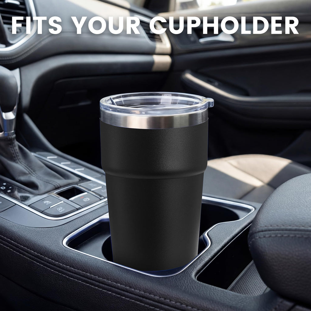 16oz Stainless Steel Insulated Tumbler with Lid U519869