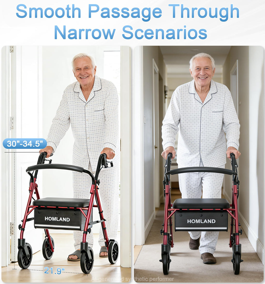 Foldable Walkers with Seat H451
