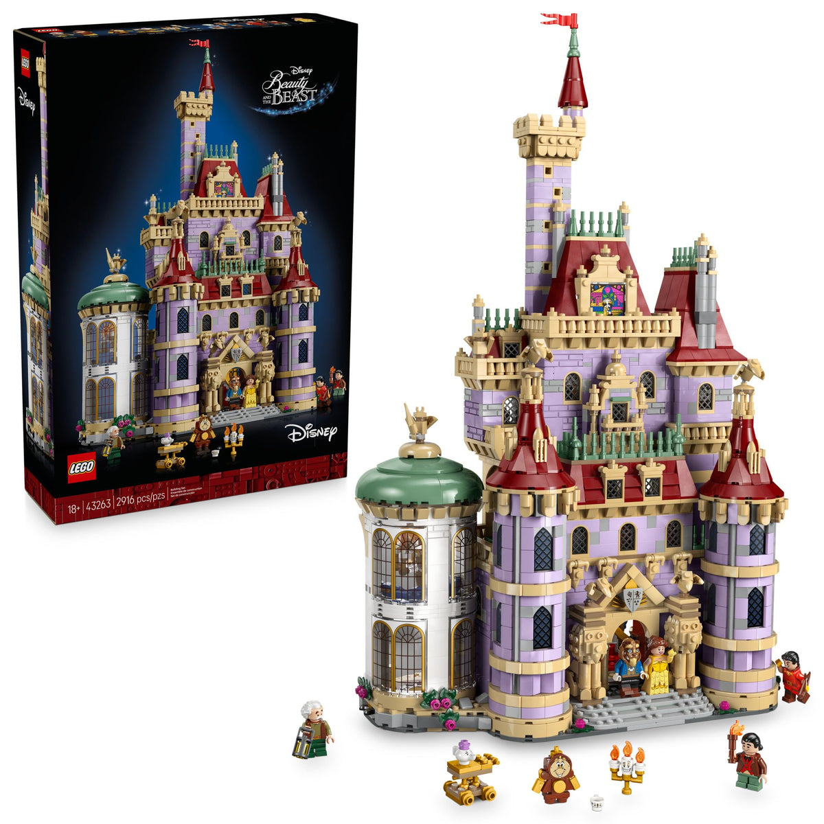 Disney Princess Beauty and The Beast Castle Building Set G917452