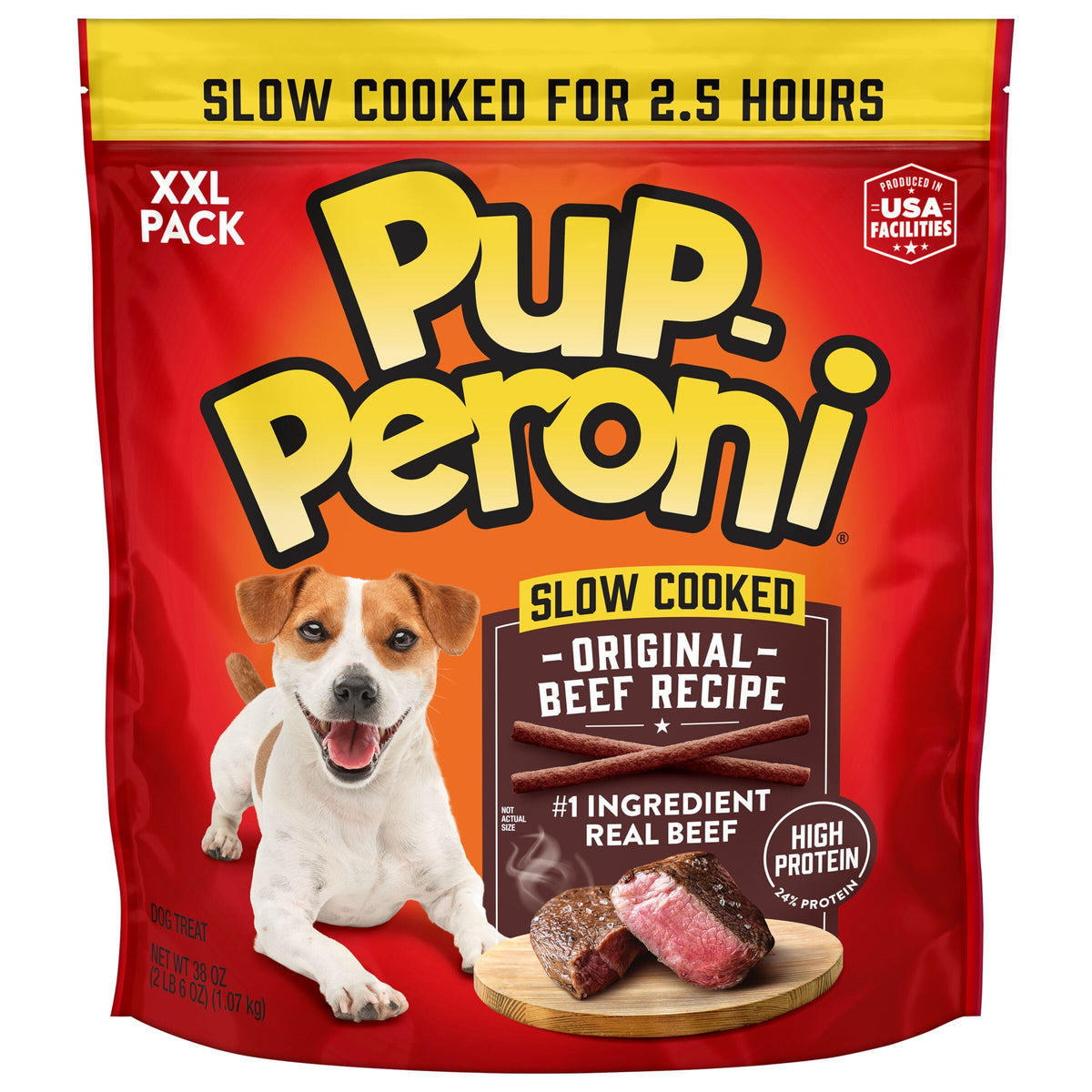 Original Beef Recipe Dog Treats 38 Oz. Bag V79949