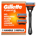 5-Blade Razor with 3 Blade Refills O334