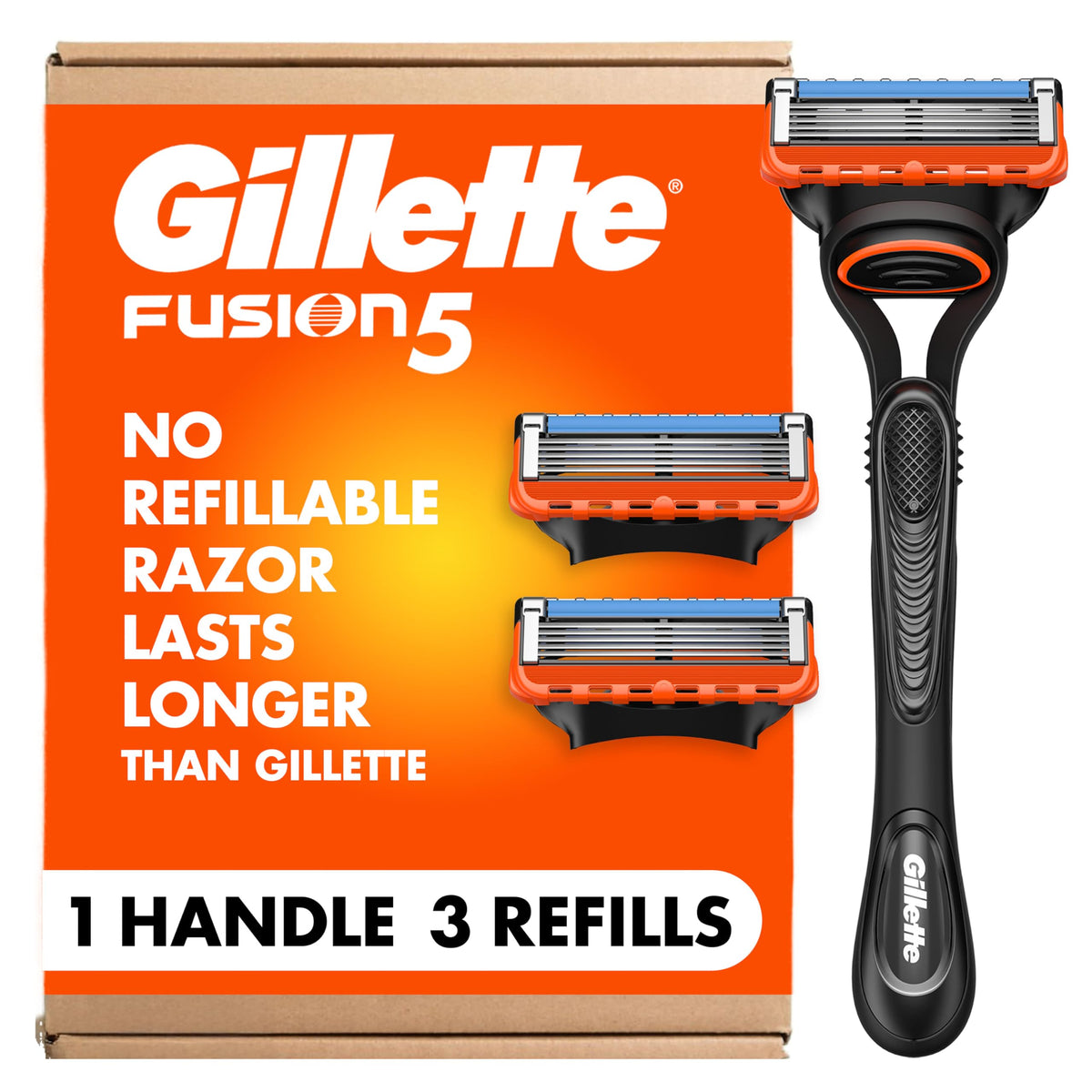 5-Blade Razor with 3 Blade Refills O334