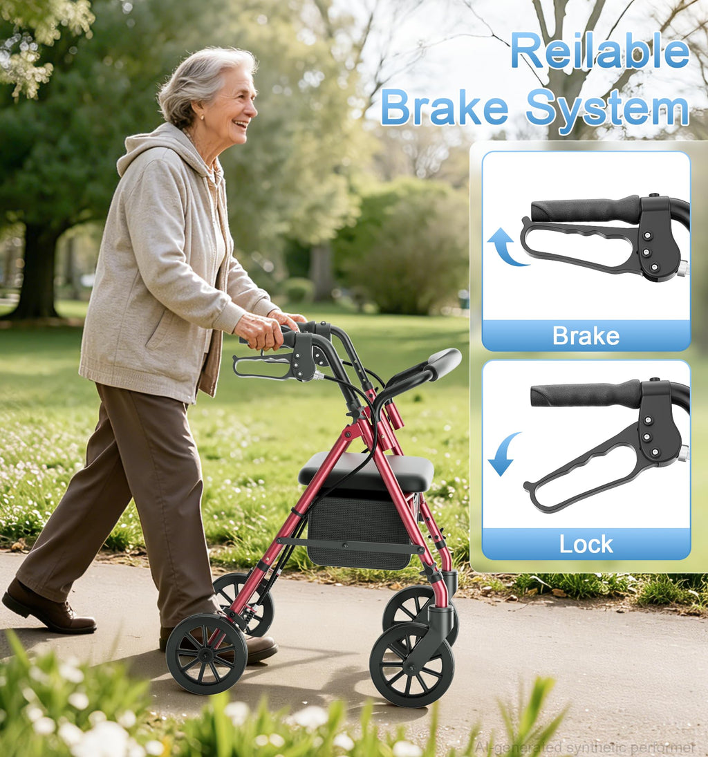 Foldable Walkers with Seat H451
