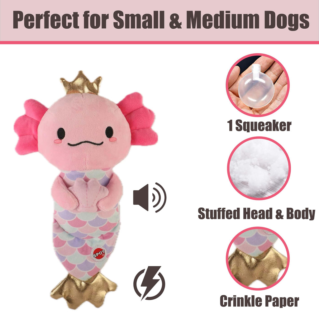 10″ Soft Plush Dog Toy with Squeaker A526