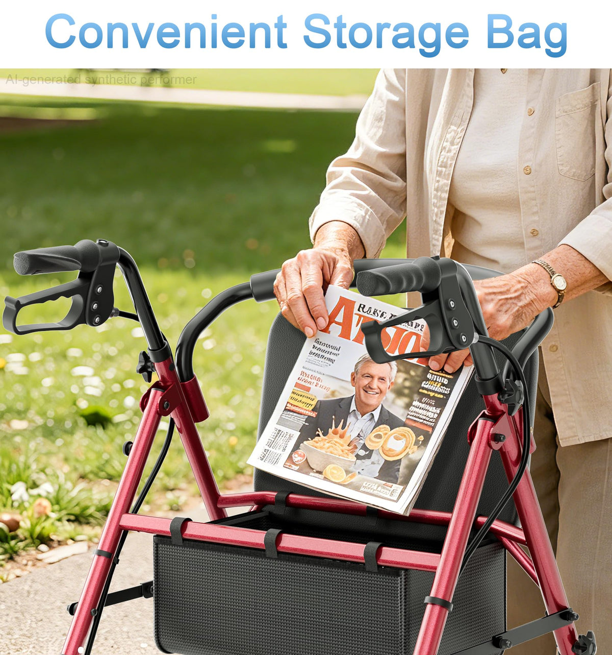 Foldable Walkers with Seat H451