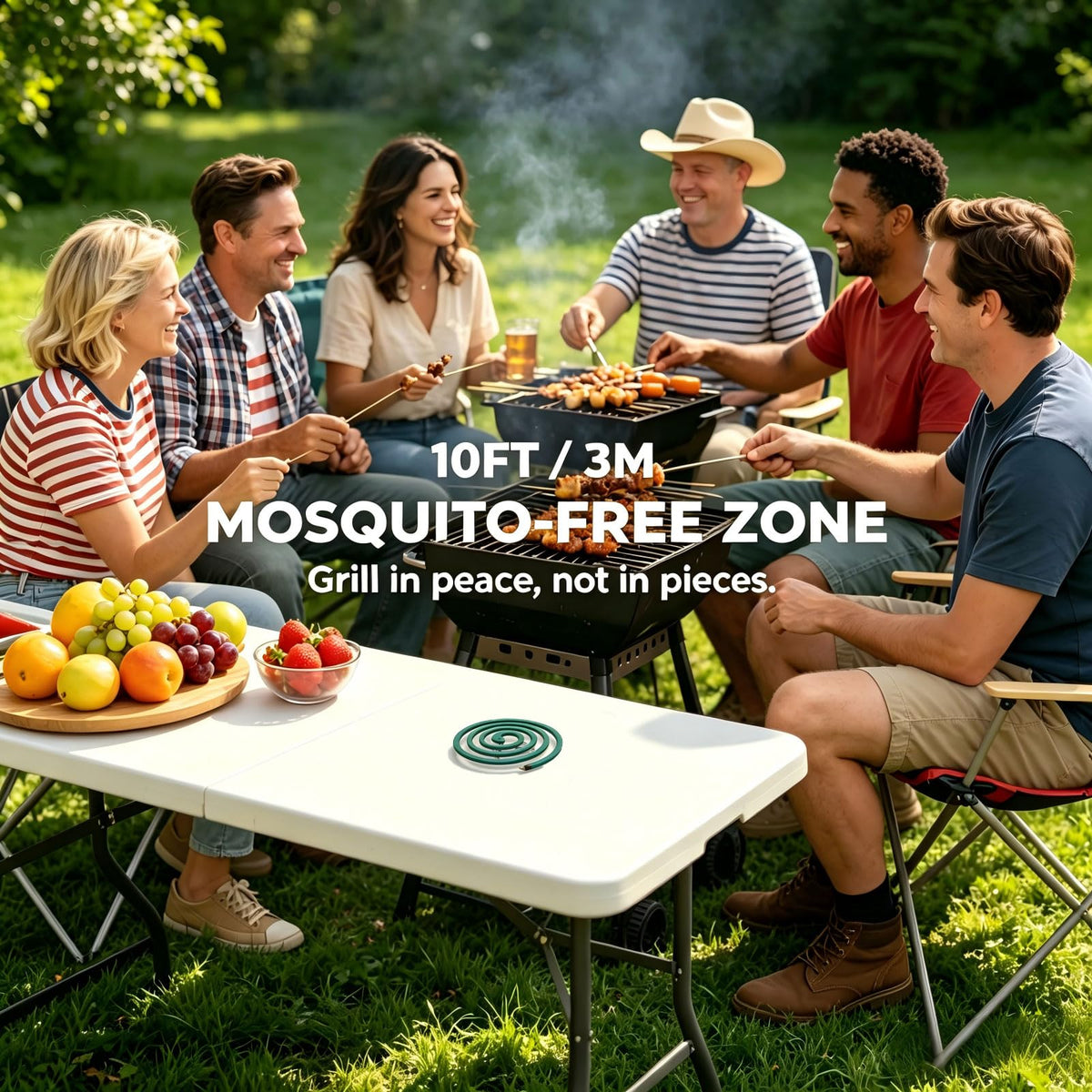 Citronella Mosquito Repellent Coils Outdoor 40 Count G78532