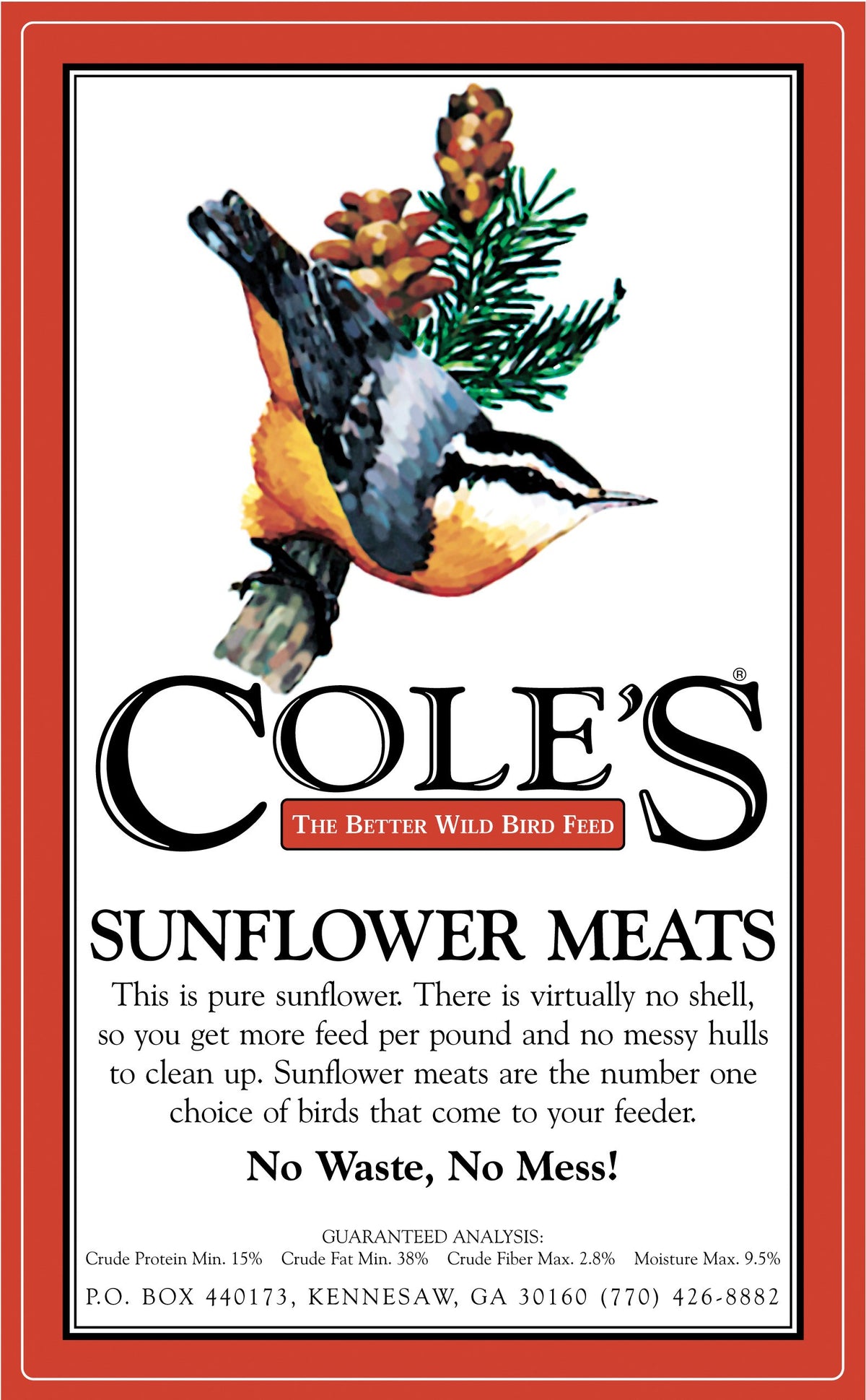 Sunflower Meats Bird Seed 20-Pound M275042