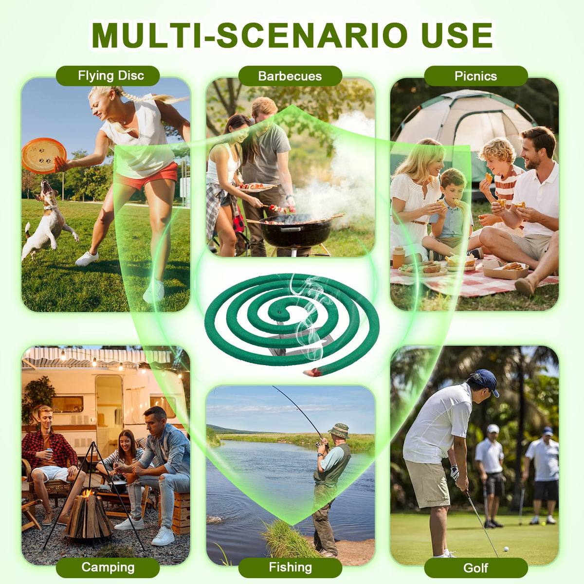 Citronella Mosquito Repellent Coils Outdoor 40 Count G78532