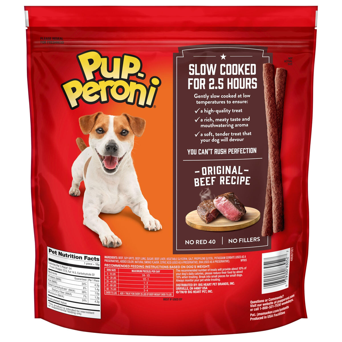 Original Beef Recipe Dog Treats 38 Oz. Bag V79949
