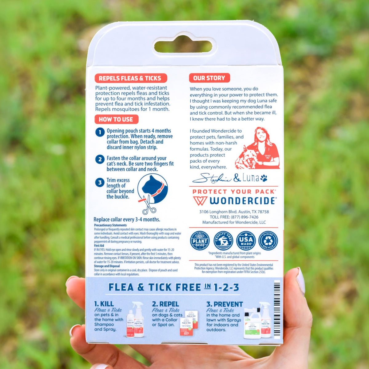 Flea & Tick Repellent Cat Collar U64710