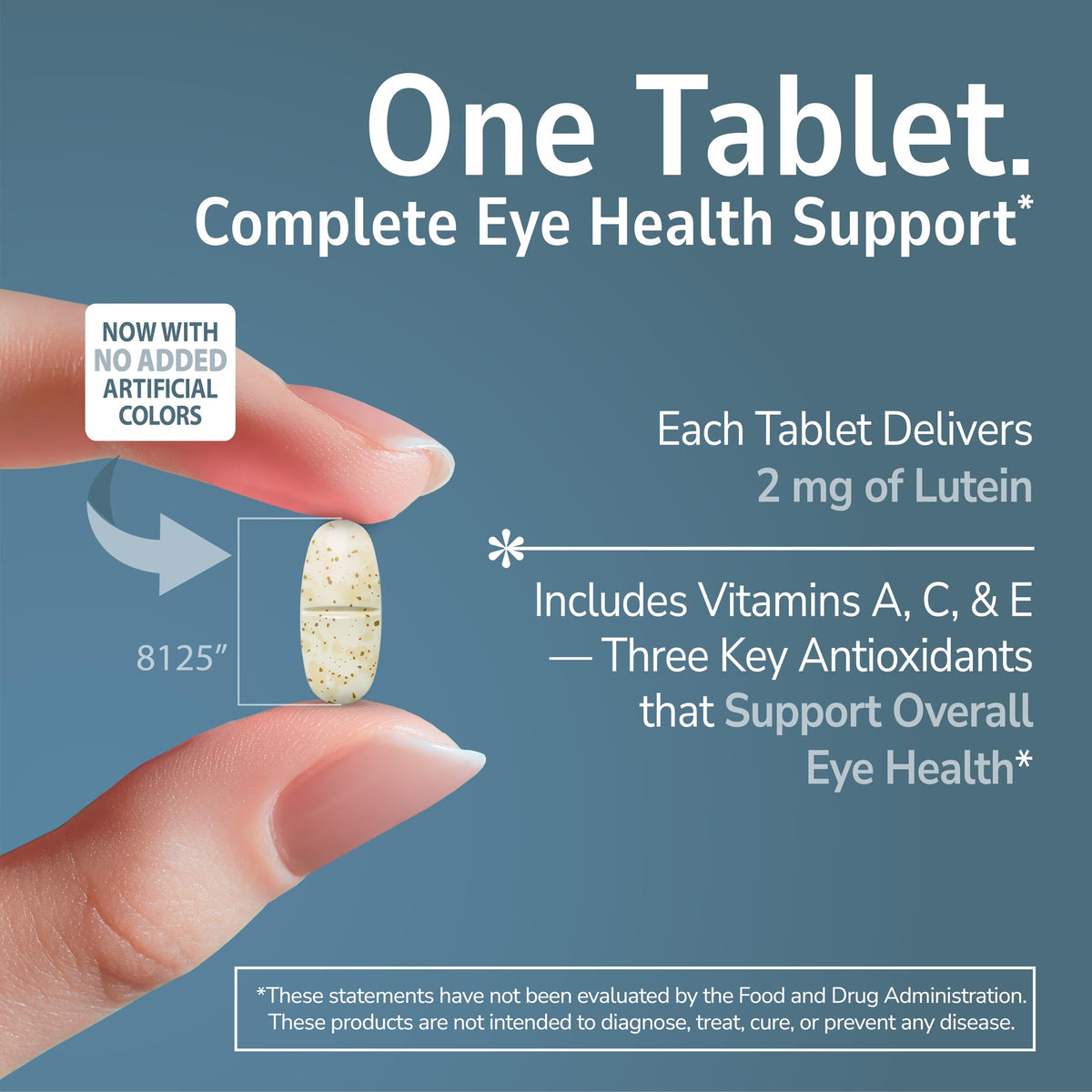 Lutein Vision Support Tablets, 60 Count J76272