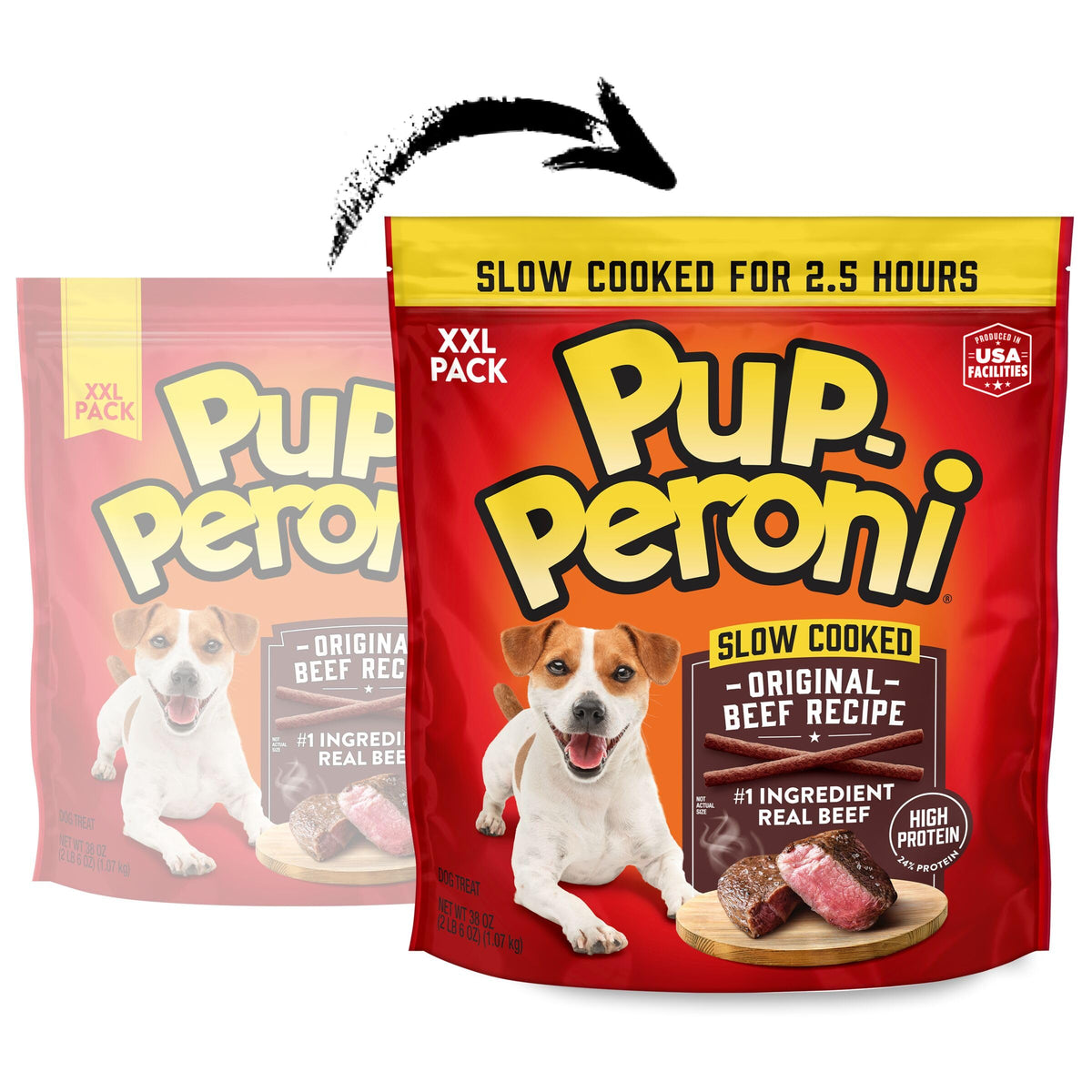 Original Beef Recipe Dog Treats 38 Oz. Bag V79949