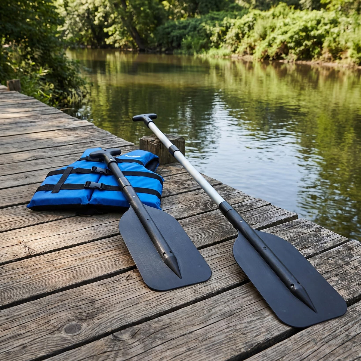 Telescopic Kayak Paddle Aluminum T-Handle T61229