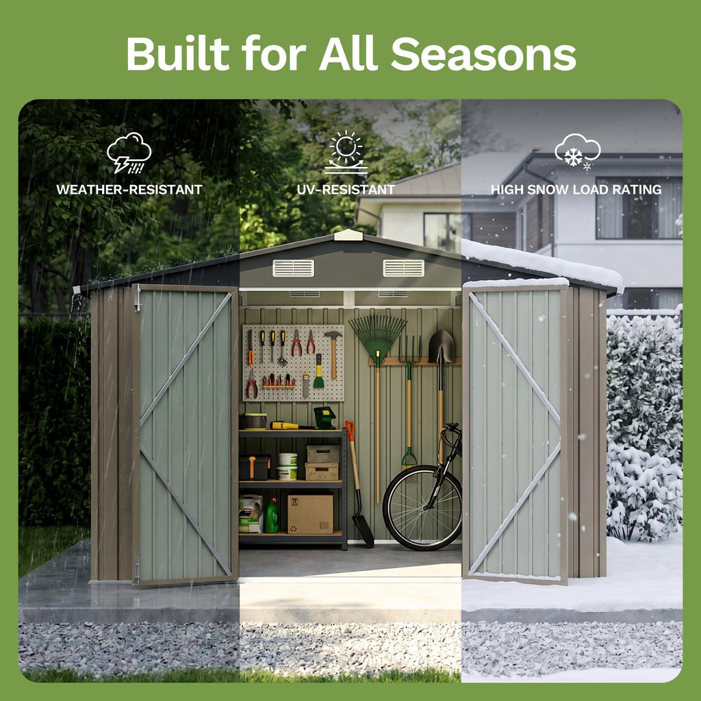 10x12 FT Outdoor Storage Shed N354