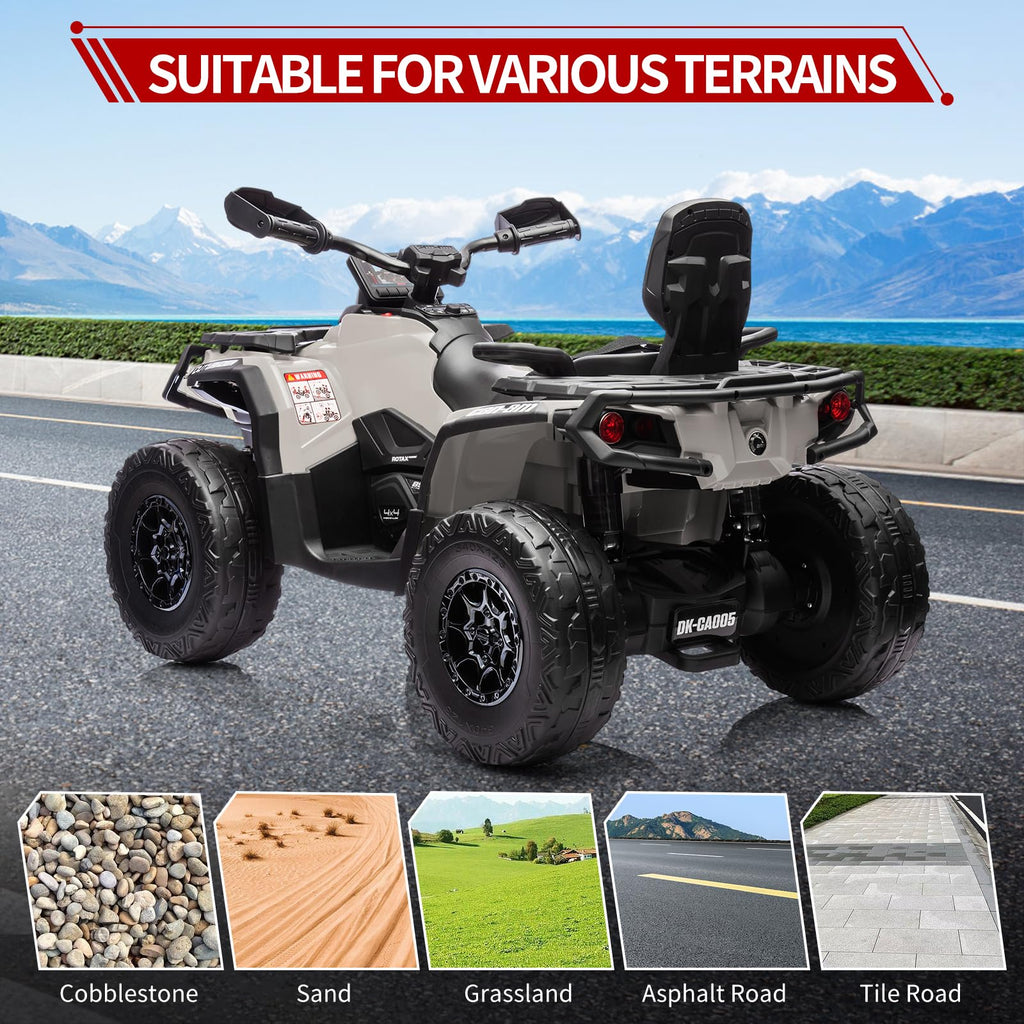 24V 2 Seater 4WD Electric ATV Toy Car with Bluetooth U680