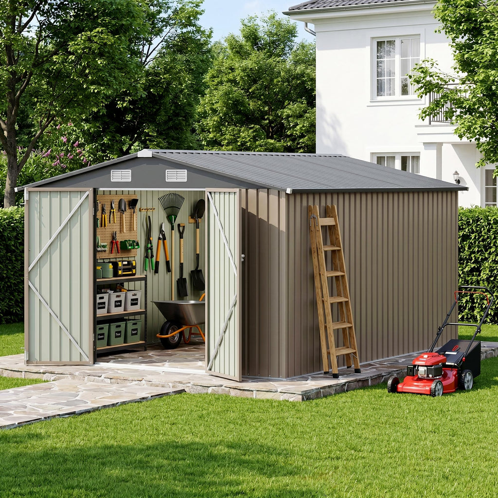 10x12 FT Outdoor Storage Shed N354