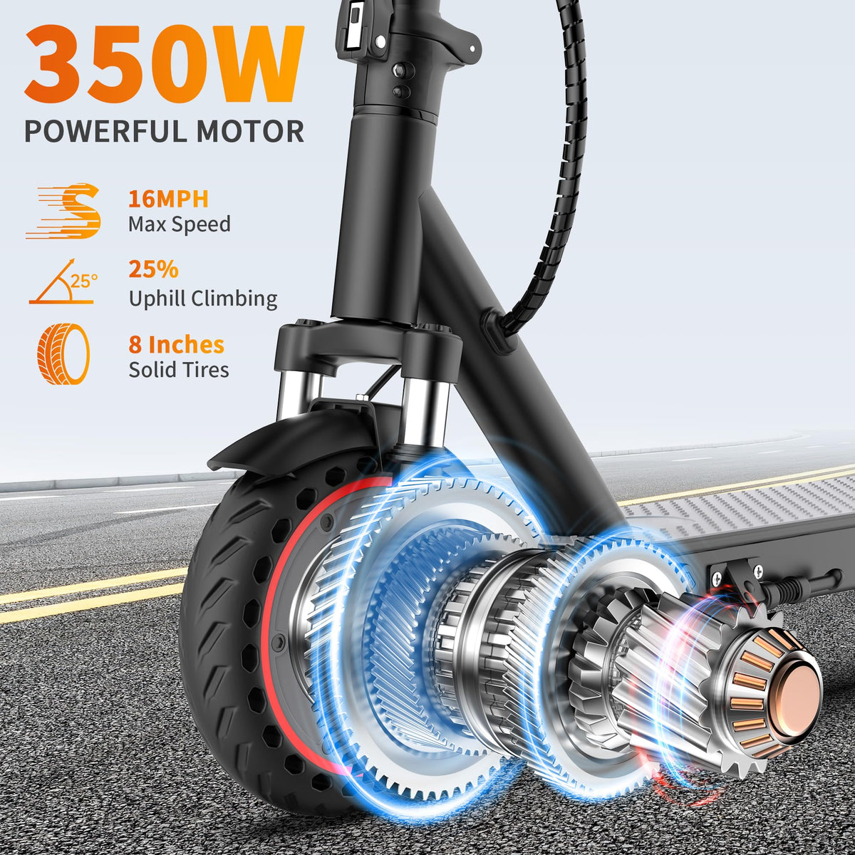 Folding Electric Scooter with 350W Motor Q2687