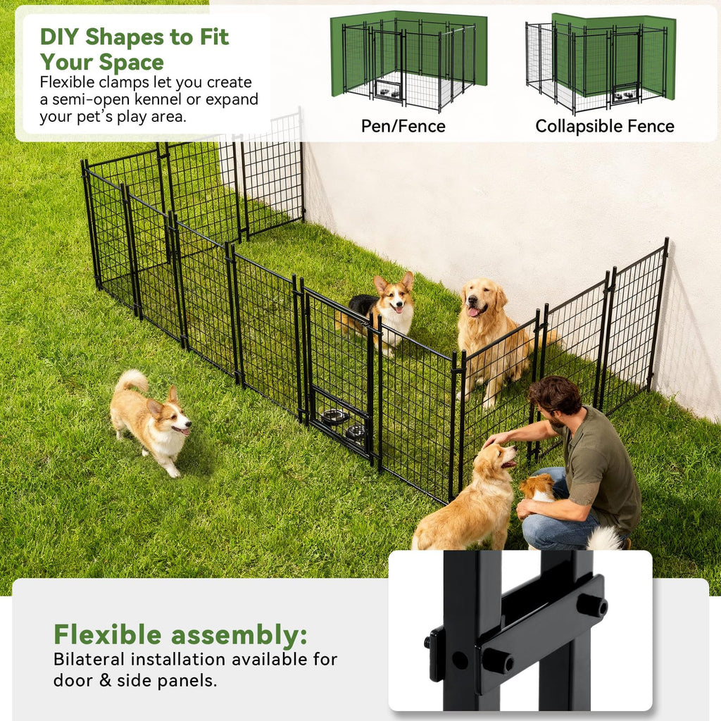 8x4x5FT Outdoor Dog Kennel R38056